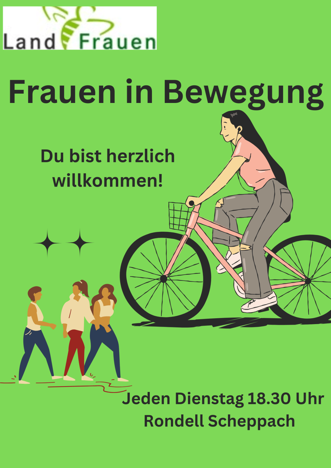 Frauen in Bewegung. 18.30